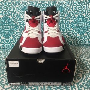 AIR JORDAN 6 RETRO "CARMINE 2014 RELEASE" Size 11